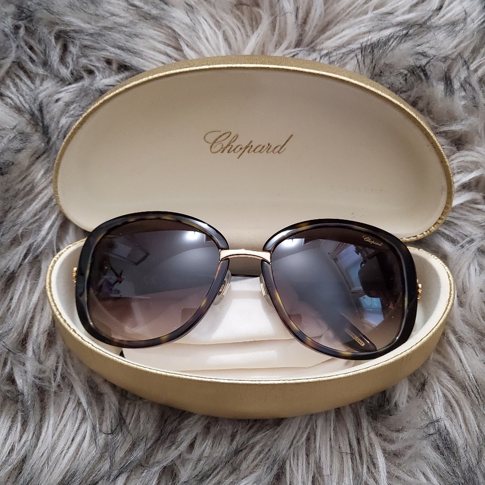 CHOPARD Limited Edition Swarovski Crystal Sunglasses